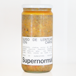 Guiso de Lentejas con chorizo ecológicas (700g)