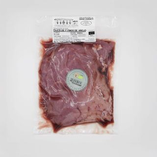 Filetes de 1ºa finos de añojo de ternera ecológica - 500g