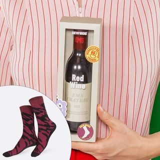 Calcetines, Vino, Rojo