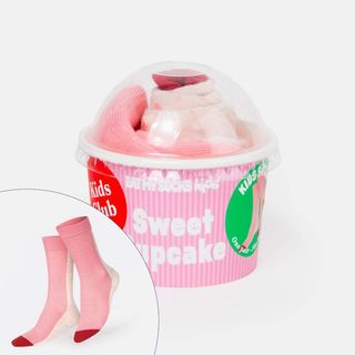 Calcetín infantil Cupcake fresa