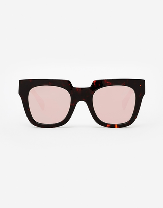 Gafas De Sol Dark Carey Black Temple Rose Gold Row X