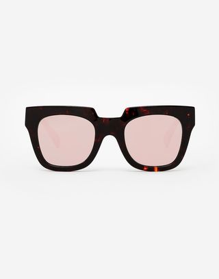 Gafas De Sol Dark Carey Black Temple Rose Gold Row X