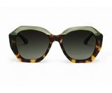Vega - Bicolor Green Tortoise/Green With Green Gradient Lenses (Flat Lenses)
