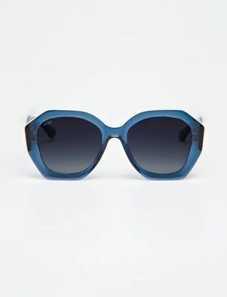 Vega - Shiny Blue / Beige Topline With Brown Gradient