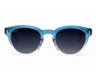 Cannes -  Shiny Gradient Blue With Blue Gradient Lenses