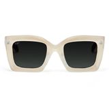 Mali -  Shiny Beige With Green Gradient Lenses