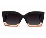 Mali -  Bicolor Black/Pink With Burgundy Gradient Lenses