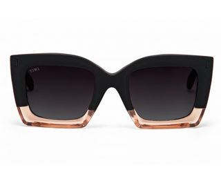 Mali -  Bicolor Black/Pink With Burgundy Gradient Lenses