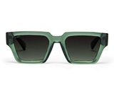 Tokio - Shiney Green With Green Gradient Lenses  (Flat + Ar Backside)