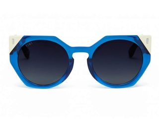 Venus - Shiny Deep Blue With Blue/Beige Gradient Lenses