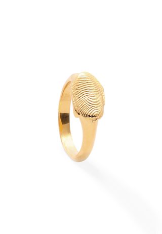 Anillo Muhari Bañado En Oro 18