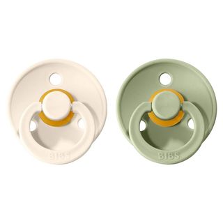 Bibs Chupete Verdes-Gris 6-18Meses 2 Uds.