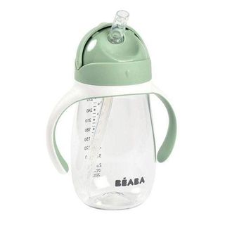Suavinex Beaba Taza con Pajita Verde 300 ml (+8 m)