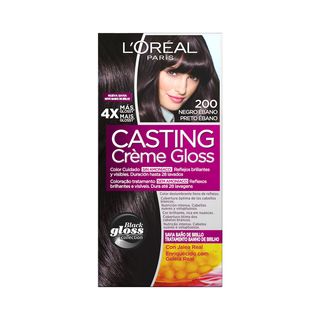 Tinte Loreal Casting Creme Gloss Negro Ebano Nº 200