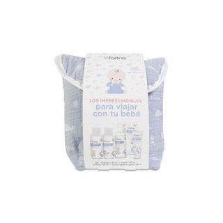Farline Neceser De Viaje Con 5 Productos Cosmetica Bebe Azul
