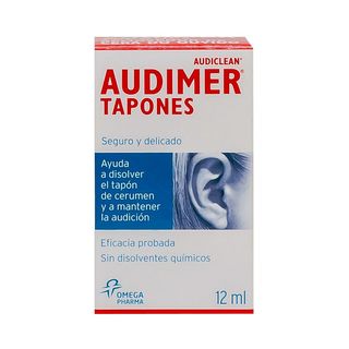Audimer Audiclean Tapones Solucion Limpieza Oido 12 Ml.
