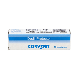 DEDIL CORYSAN LATEX DIAMETRO 19 CM TALLA 5 10 UNIDADES