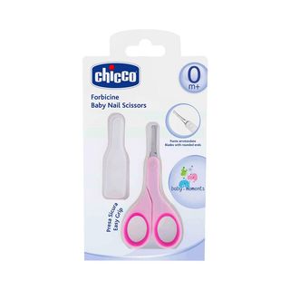 CHICCO TIJERAS SEGURIDAD UÑAS RECIEN NACIDO ROSA