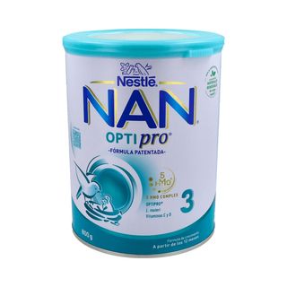Nan Optipro 3 Leche De Crecimiento 800 G