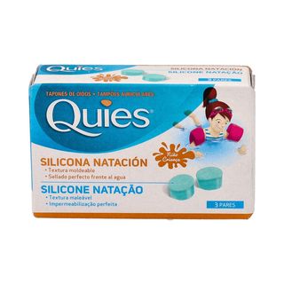 Tapones Para Oídos De Silicona Quies Natación 6 Uds.
