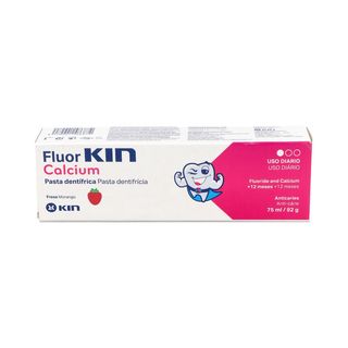 Fluor Kin Pasta Calcio Infantil 75Ml