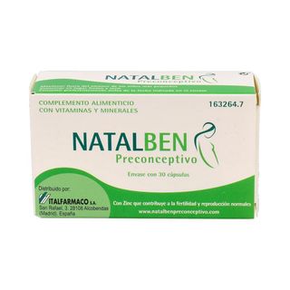Natalben Preconceptivo 30 Cap