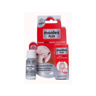 Mordex Plus Esmalte Amargo Transparente Con Pincel 9 Ml.