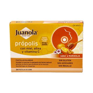 Juanola Pastillas Propolis Miel Vit C Altea 24 Uds.
