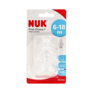 TETINA SILICONA ANTICOLICO NUK FIRST CHOICE T-2