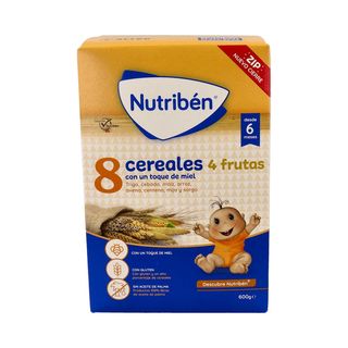 NUTRIBEN 8 CER M FRUTAS 600 G