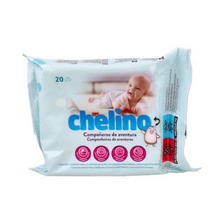 CHELINO TOALLITAS INF F&L 20UD