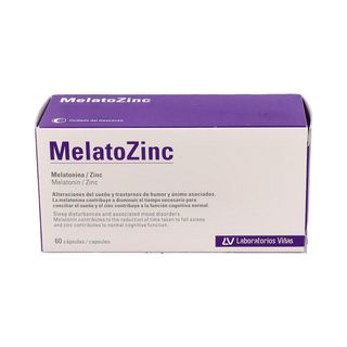 Melatonina Melatozinc 60 Capsulas