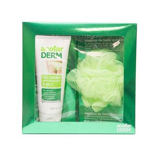 Acoderm Gel Crema Anticelulitico 200 Ml. + Esponja