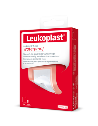 LEUKOMED T PLUS STE 5CM X 7,2CM 5 UNDS