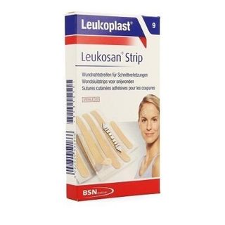 Apósitos Leukosan Strip Sutura Cutanea Esteril 9 Tiras