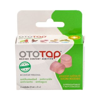 Ico Ototap Tapones Oídos Silicona 6U