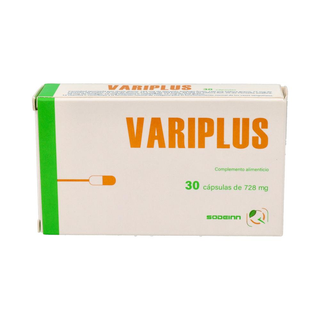 VARIPLUS 30 CAPSULAS 728 MG