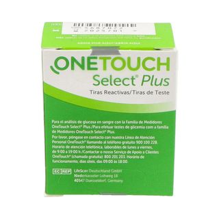 Tiras Reactivas Glucemia Onetouch Select Plus 1