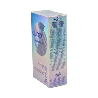 Preservativos Durex Invisibles Extra Sensitivos 12 Uds.