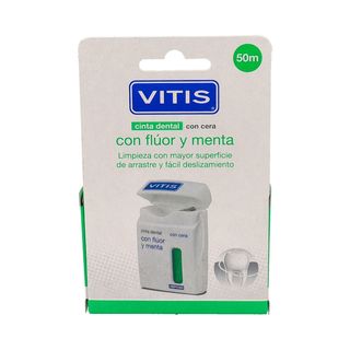 Vitis Cinta Dental Flúor Y Menta