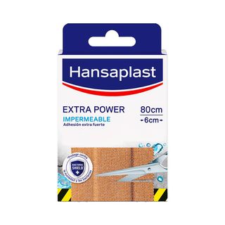 Hansaplast Extra Power Aposito Adhesivo 8 Tiras 10 Cm X 6 Cm