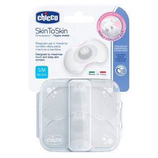 Protector Pezon Silicona Chicco Skintoskin Talla S 2 Uds.