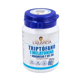 Triptófano + Melatonina + Magnesio + B6 60 Comp