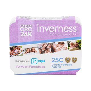 Pendientes Inverness 25C 24K Coraz.Dor Nat