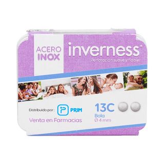Pendientes Inverness 13C Acero Bola 4