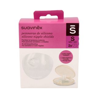 Suavinex Pezonera De Silicona Talla S 2 Uds.