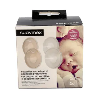 CONCHAS PROTECTORAS + RECOLECTORAS SUAVINEX SET 6 U