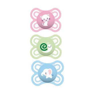Chupete Silicona Mam Perfect 0+ M Rosa