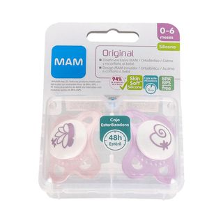 CHUPETE MAM ORIG SIL2-6 ROS 2U