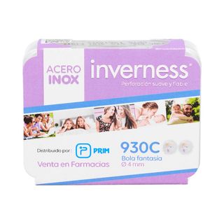 Inverness Pendiente Acero Inoxidable 930C Bola F